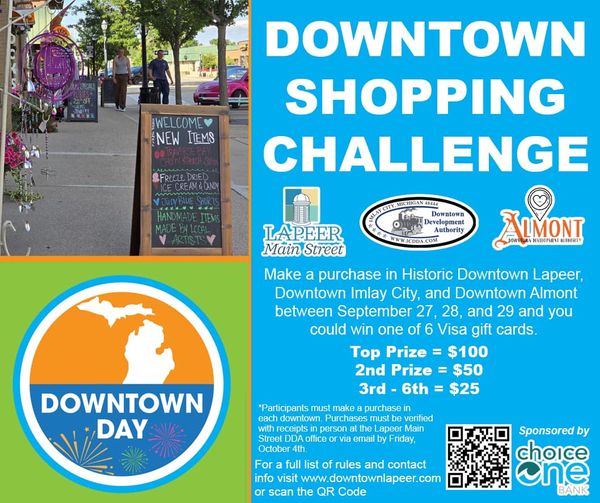 460737857 913749130790657 8187352815562391050 n Poster for Downtown Shopping Challenge event with details
