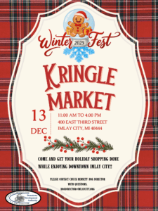 2025 Winter Fest Kringle Market flyer, Imlay City.