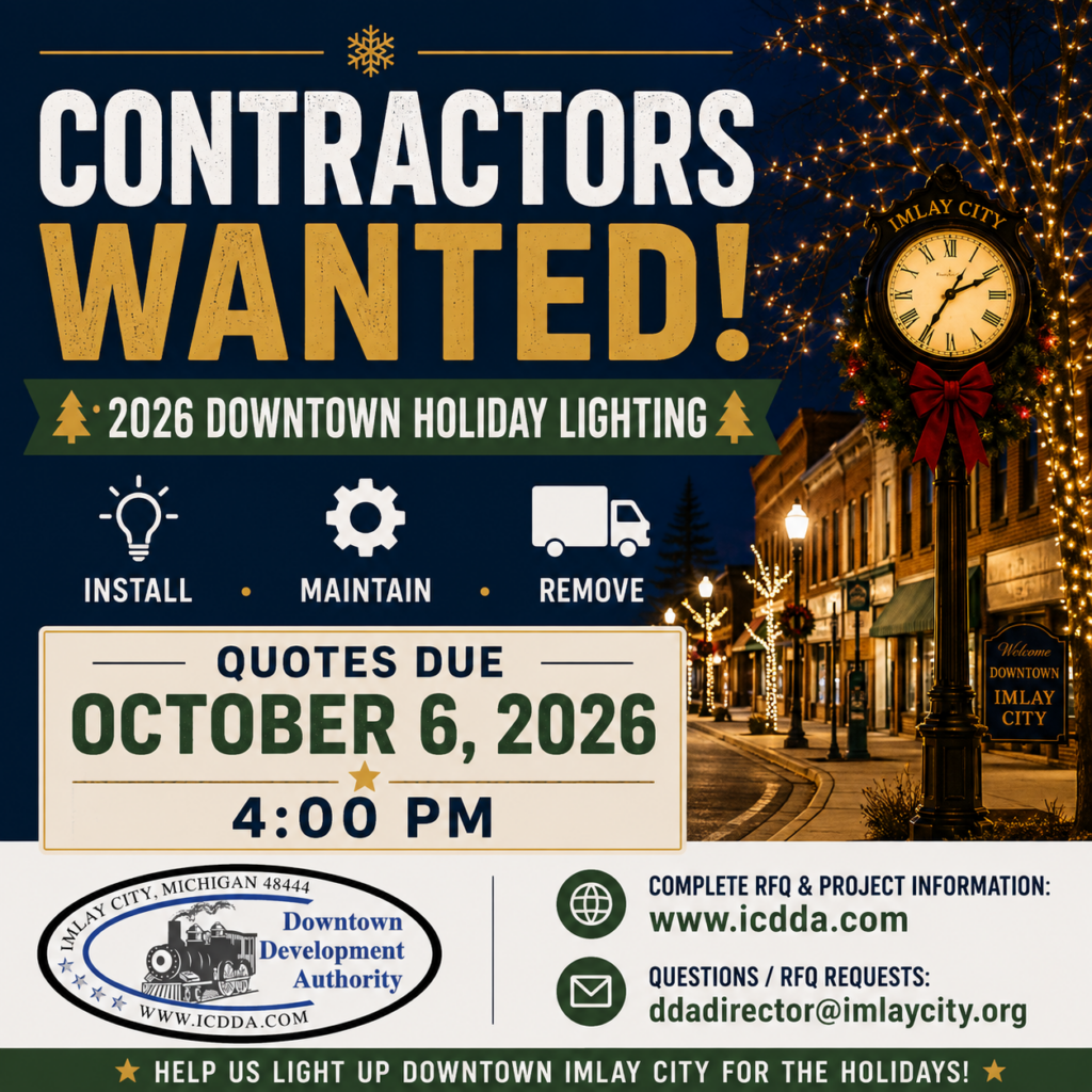 Contractors wanted for Imlay City holiday lighting project