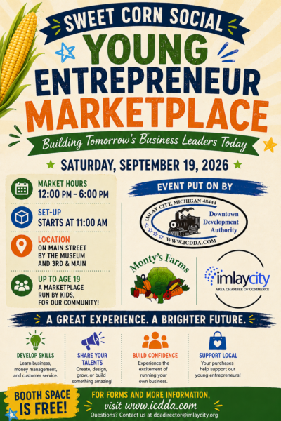 Sweet Corn Social Young Entrepreneur Marketplace event flyer